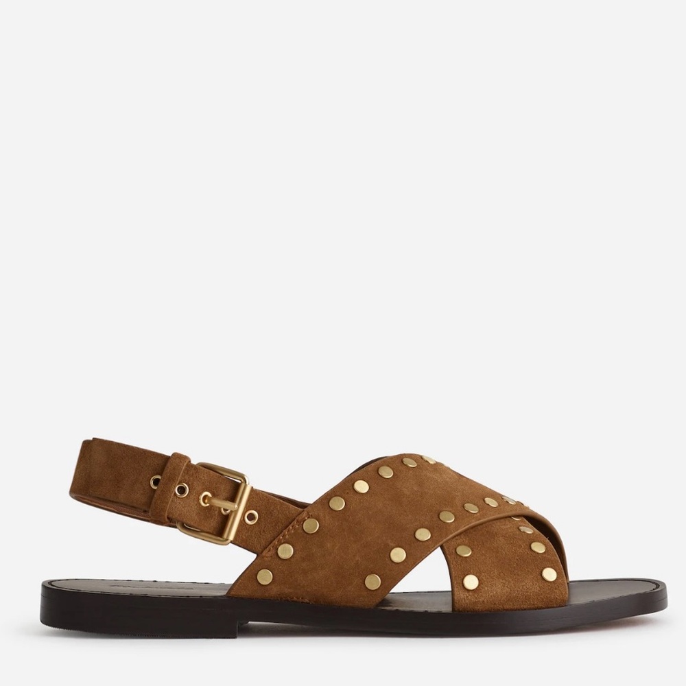 Madewell Brown Studded Sandals